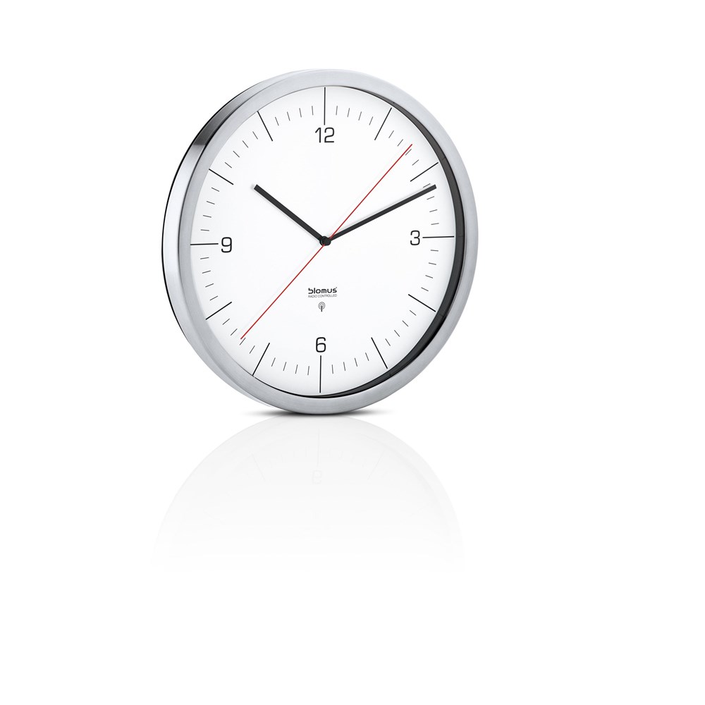 Blomus Rádiem řízené hodiny CRONO bílé Blomus