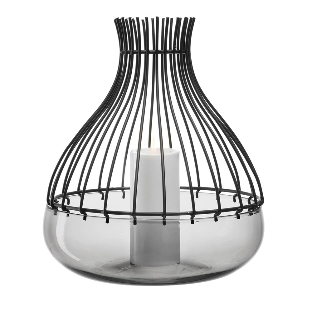 Leonardo Svícen 29 cm s černou kovovou krytkou Leonardo