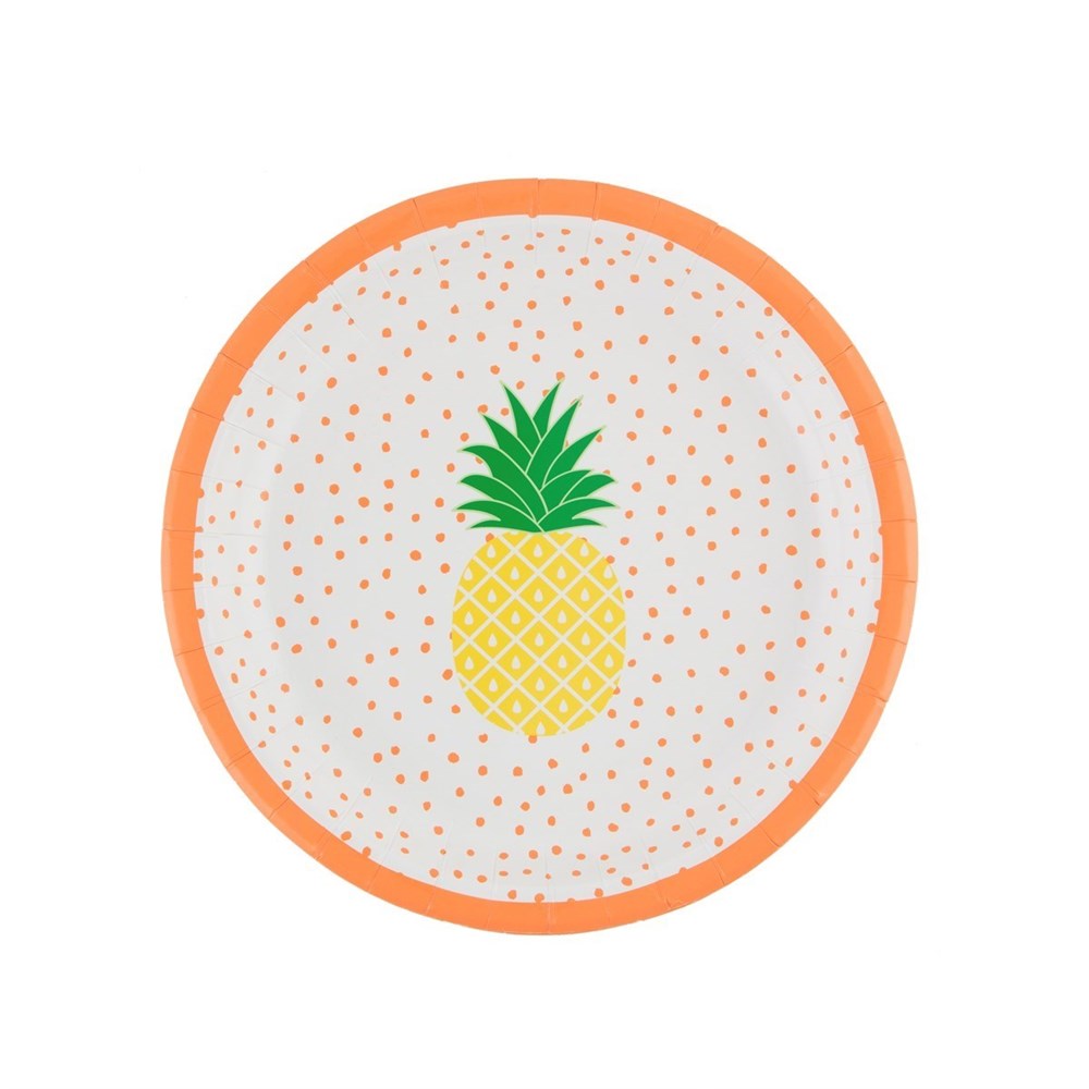 Sass & Belle Papírový talíř PINEAPPLE SET/8ks Sass & Belle
