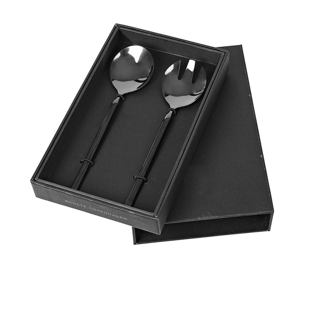 Broste Salátový set TVIS černý SET/2ks Broste