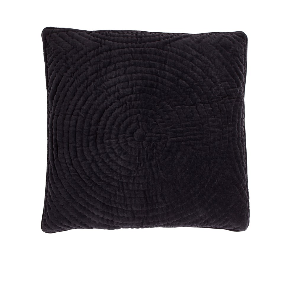 Broste Povlak na polštář QUILT RING tm. modrý Broste