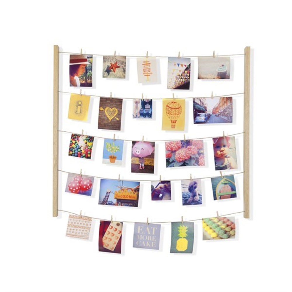 Umbra Nástěnný držák foto HANGIT přírodní Umbra