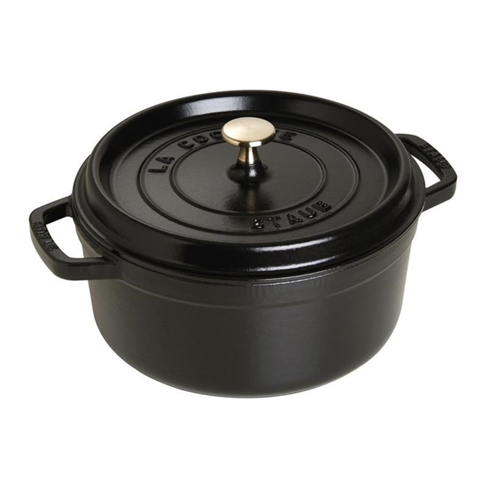 Hrnec STAUB kulatý 24 cm černý Staub