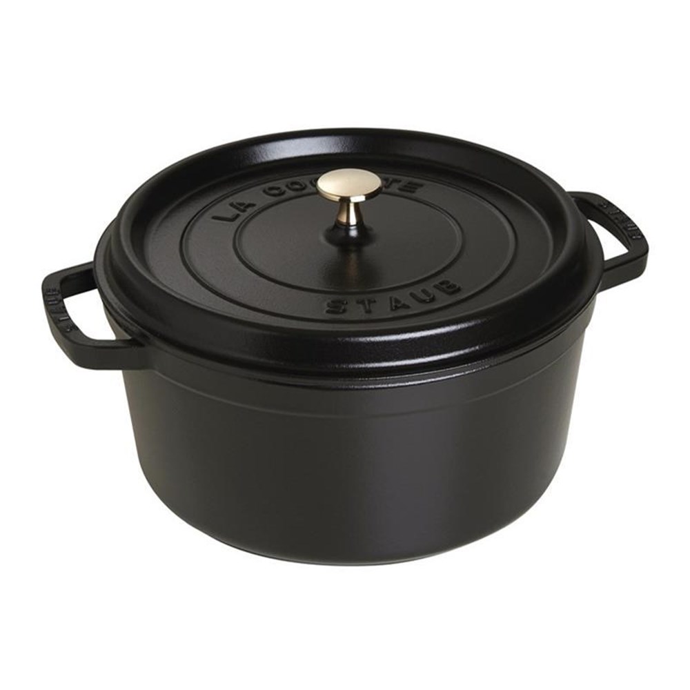 Hrnec STAUB kulatý 28 cm černý Staub