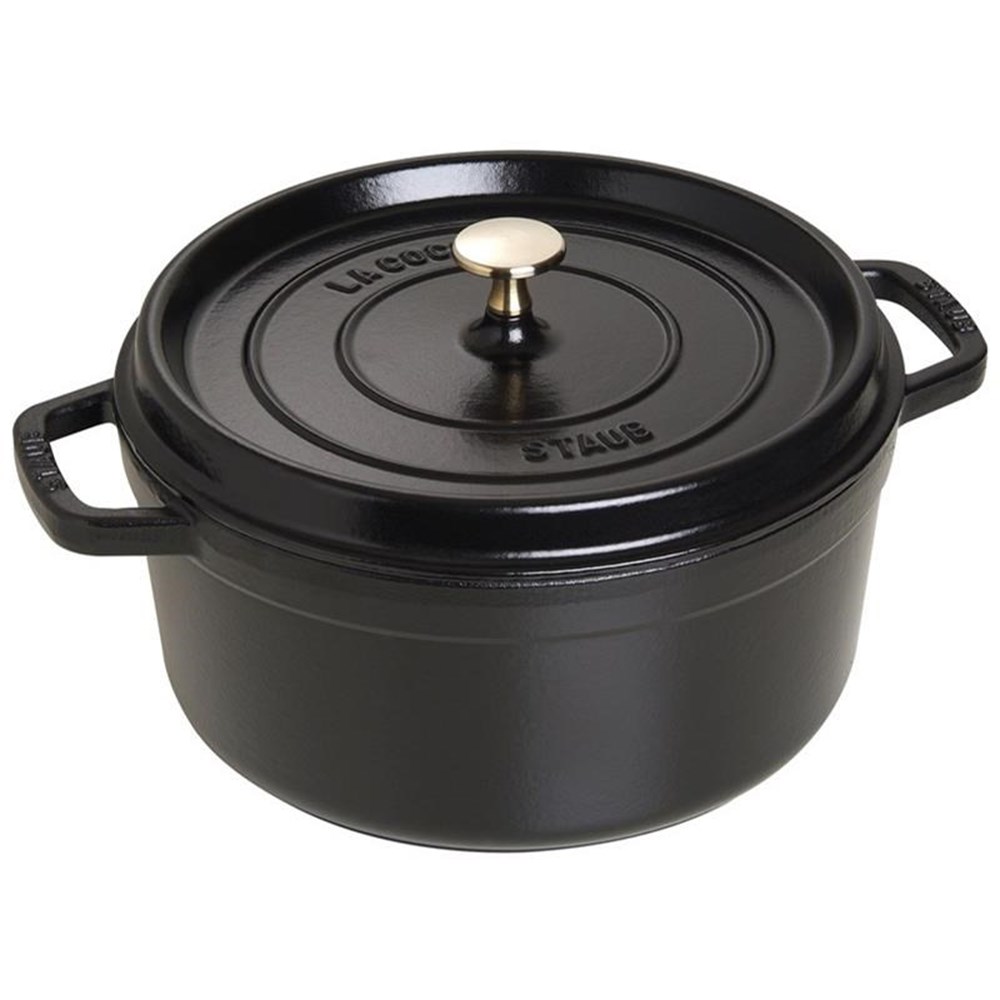 Hrnec STAUB kulatý 26 cm černý Staub