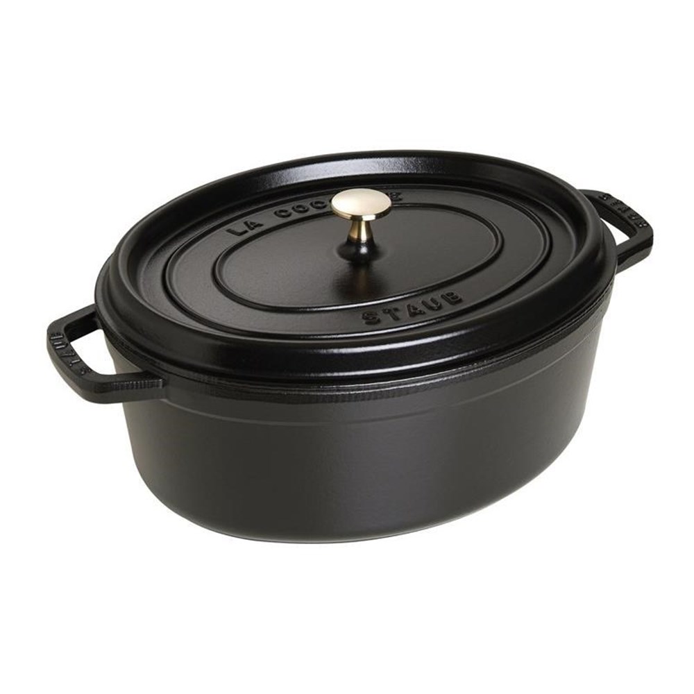 Hrnec STAUB oválný 33 cm černý Staub
