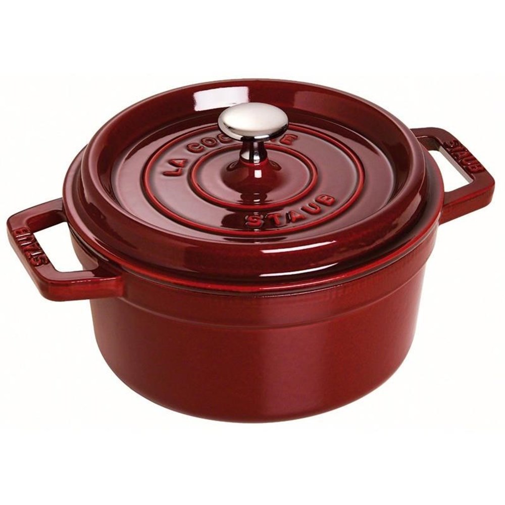 Hrnec STAUB kulatý 22 cm vínový Staub