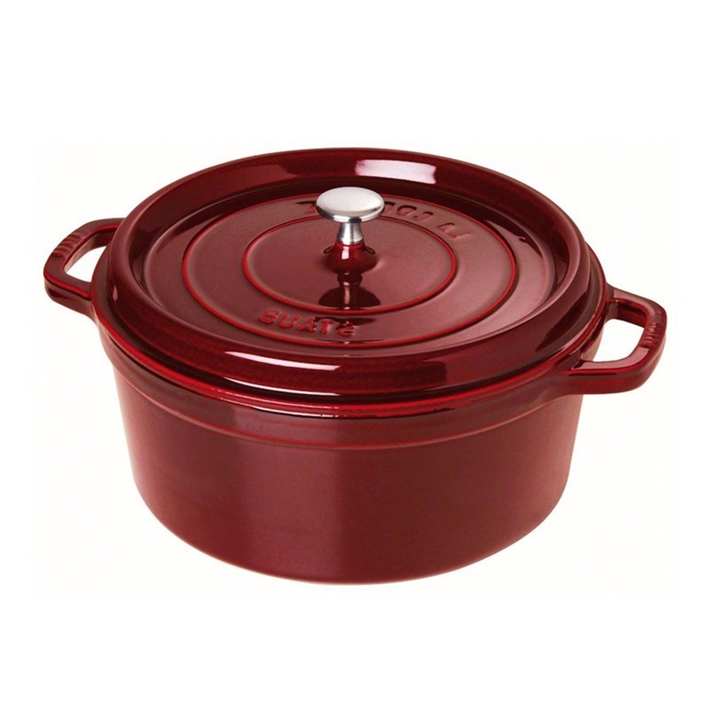 Hrnec STAUB kulatý 24 cm vínový Staub