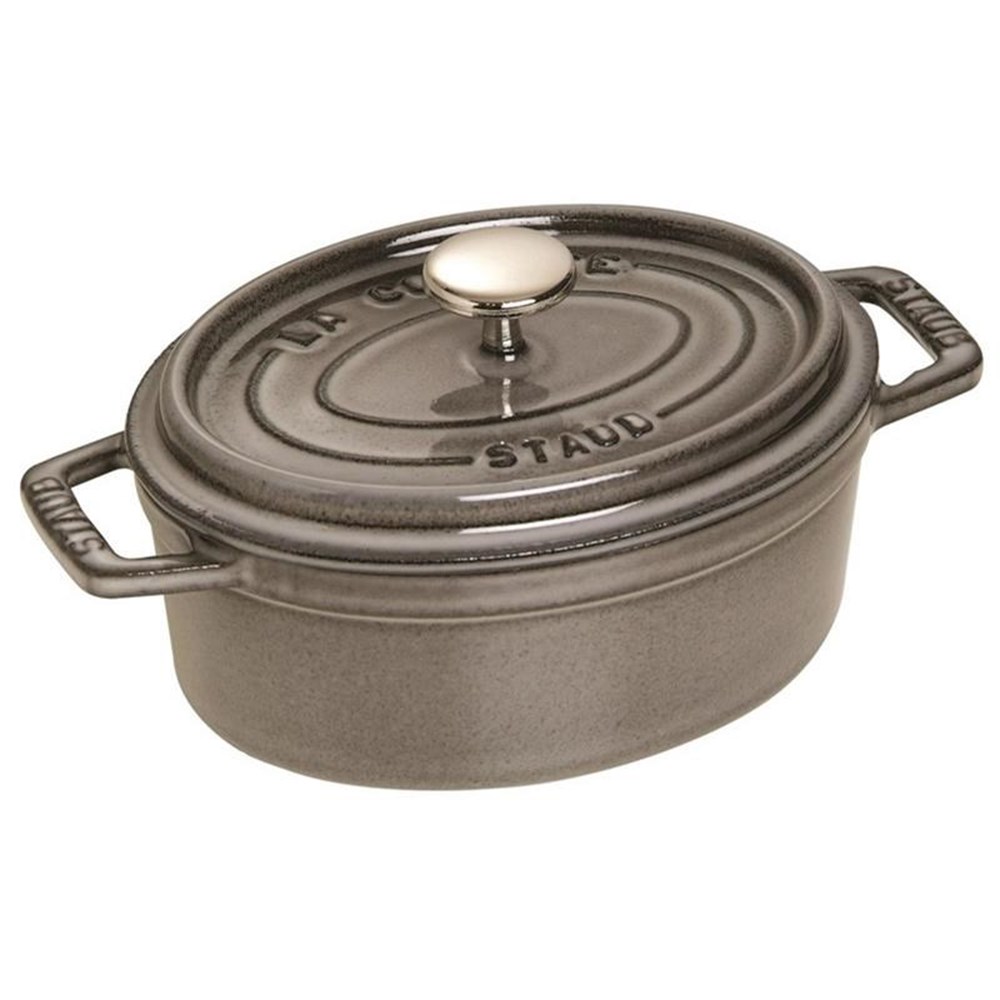 Hrnec STAUB oválný 17 cm šedý Staub