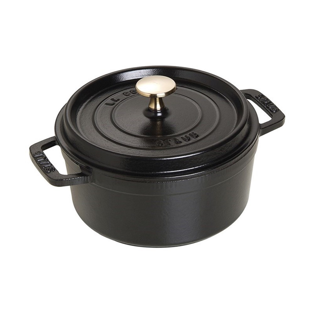 Hrnec STAUB kulatý 18 cm černý Staub