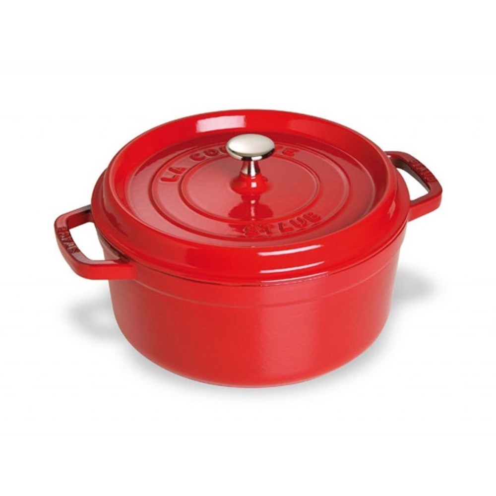 Hrnec STAUB kulatý 26 cm červený Staub