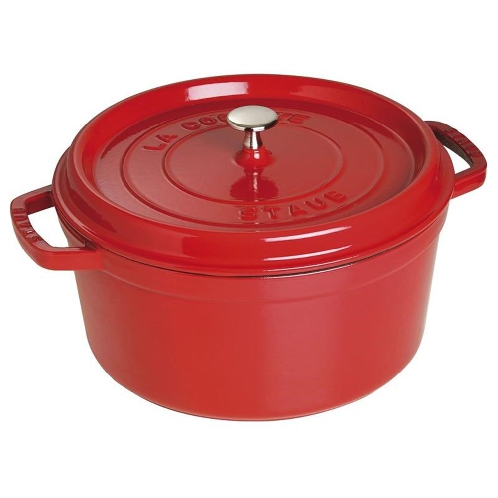 Hrnec STAUB kulatý 28 cm červený Staub