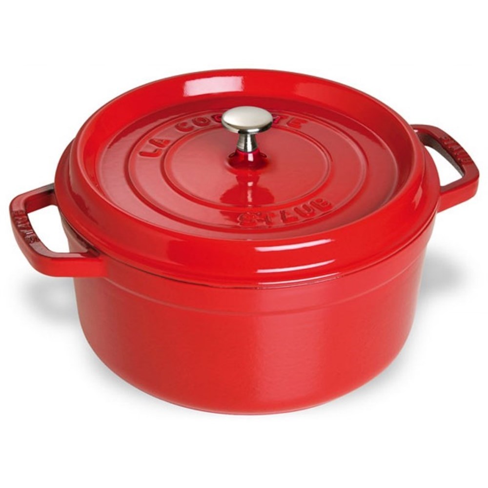 Hrnec STAUB kulatý 30 cm červený Staub