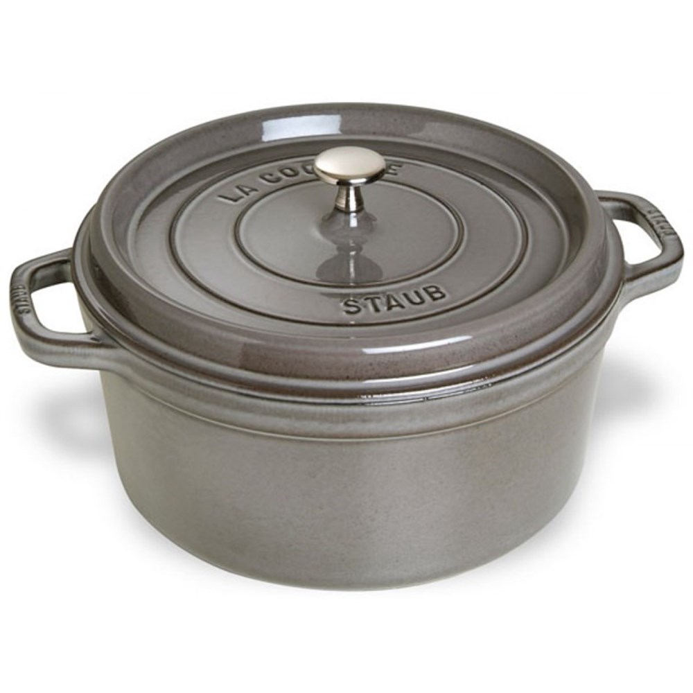 Hrnec STAUB kulatý 30 cm šedý Staub