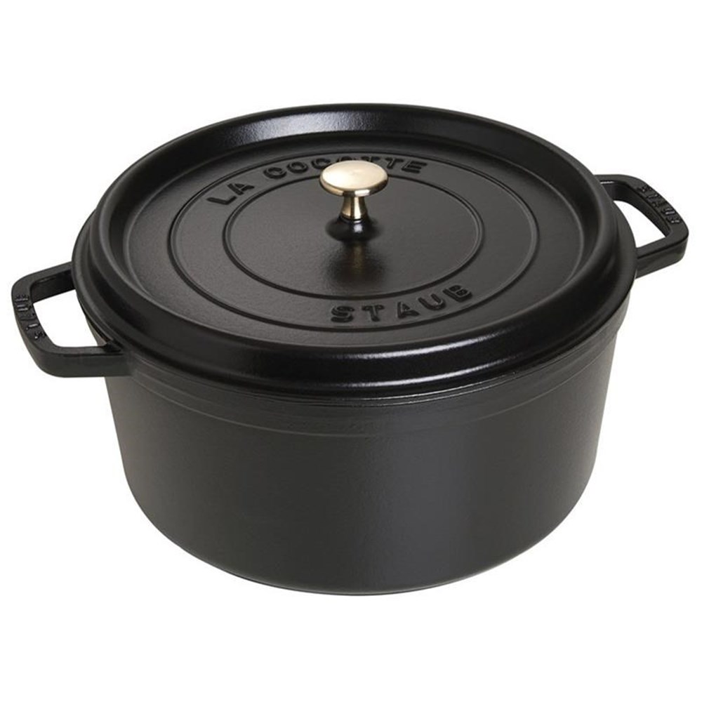 Hrnec STAUB kulatý 30 cm černý Staub