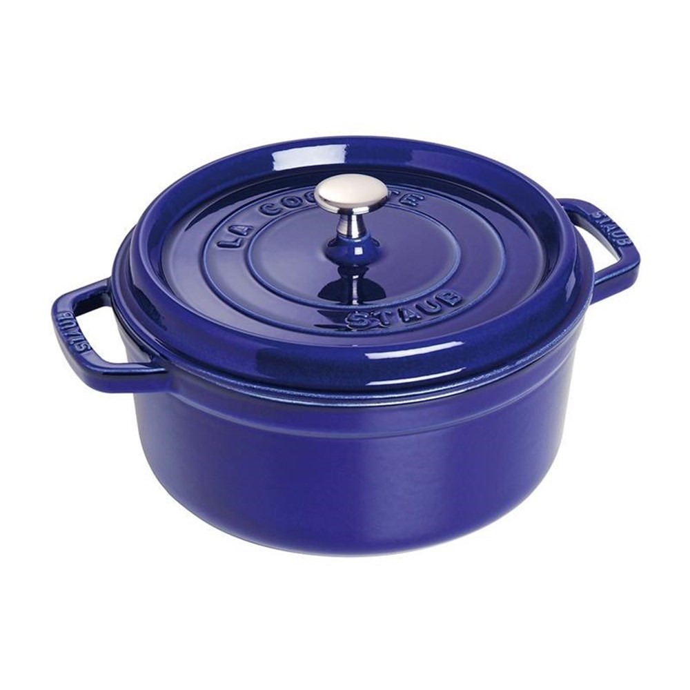 Hrnec STAUB kulatý 24 cm modrý Staub
