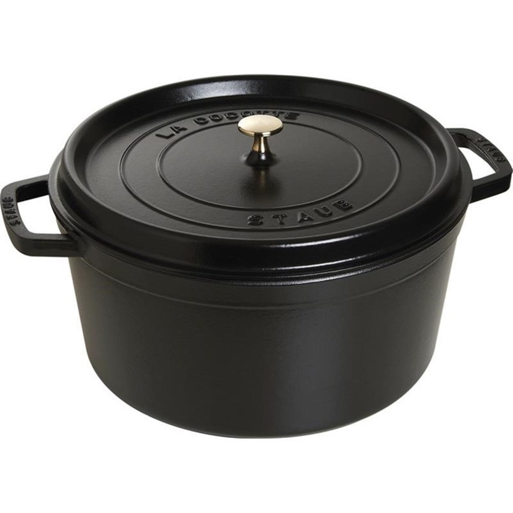 Hrnec STAUB kulatý 34 cm černý Staub