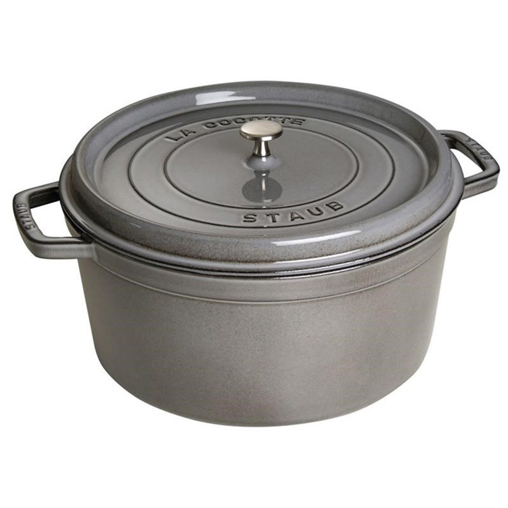 Hrnec STAUB kulatý 34 cm šedý Staub