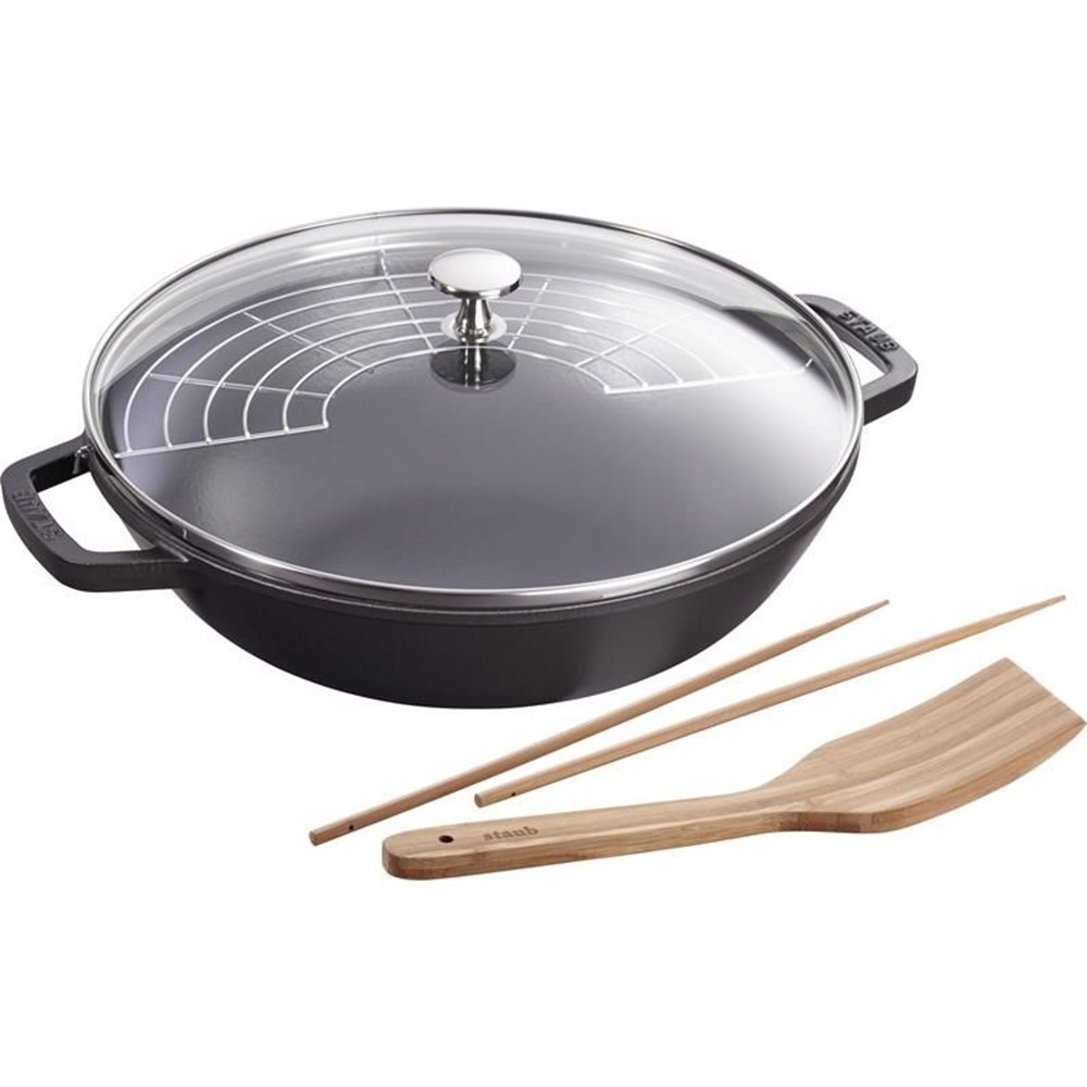 Staub Pánev Wok SATUB 30 cm černá Staub