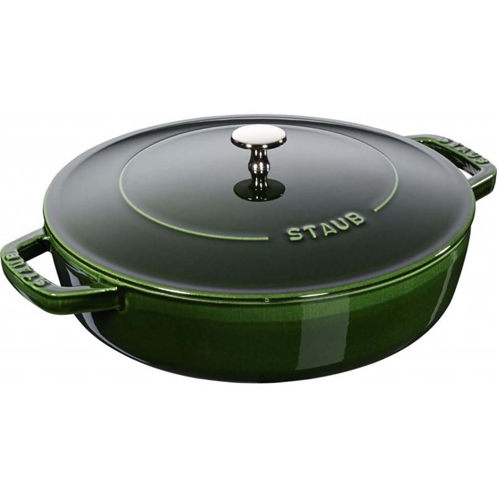 Staub Kastrol se samopodlévací poklicí 28cm zelený Staub