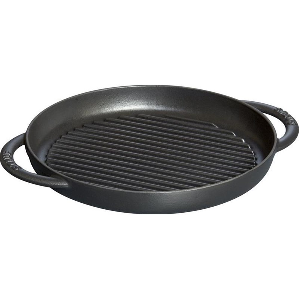Grilovací pánev STAUB P.30cm černá Staub