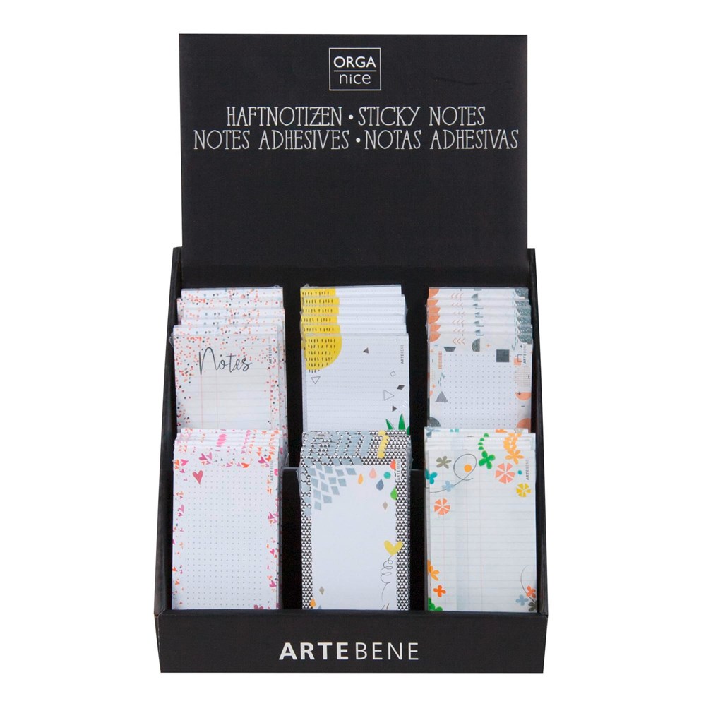 Artebene Pozn. bločky 5x10 cm 6dr. cena za kus Artebene