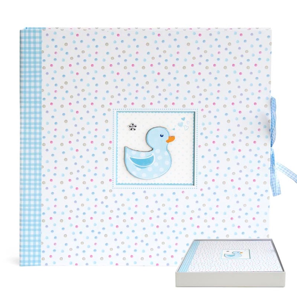 Artebene Fotoalbum 35x35 cm baby/duckling/blue Artebene