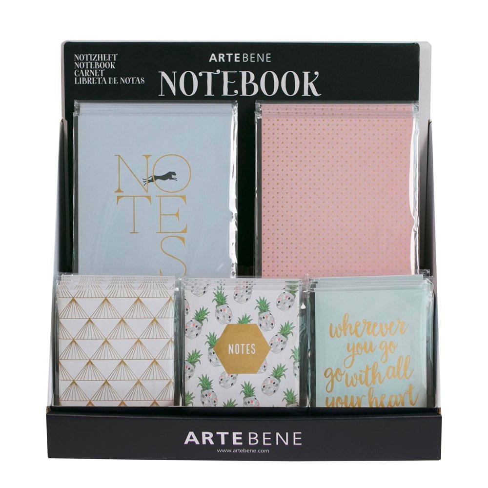 Artebene Poznámkový bloček 2 vel. A6 a A5 5dr.