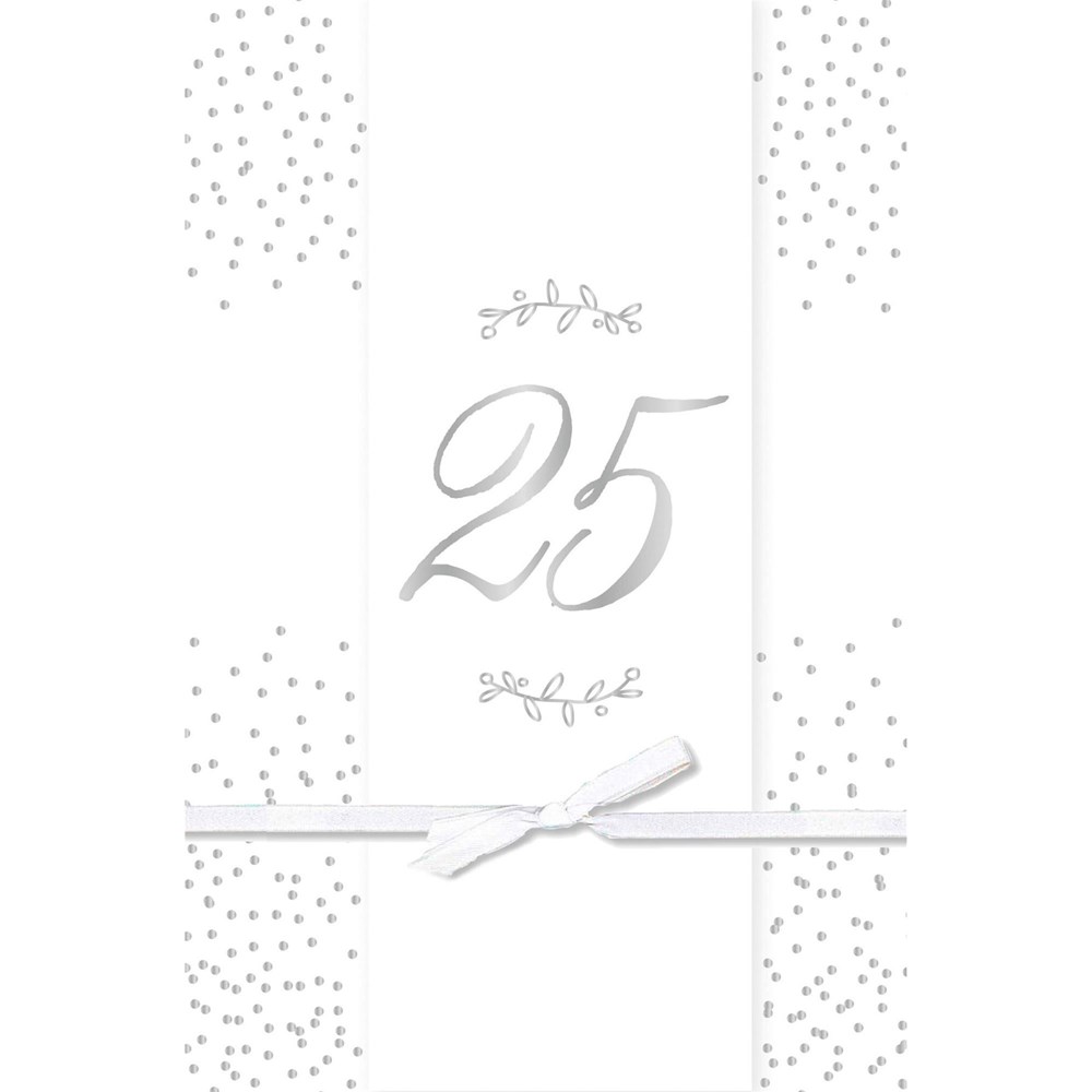 Artebene Přání k výročí svatby 25 let s obálkou Artebene