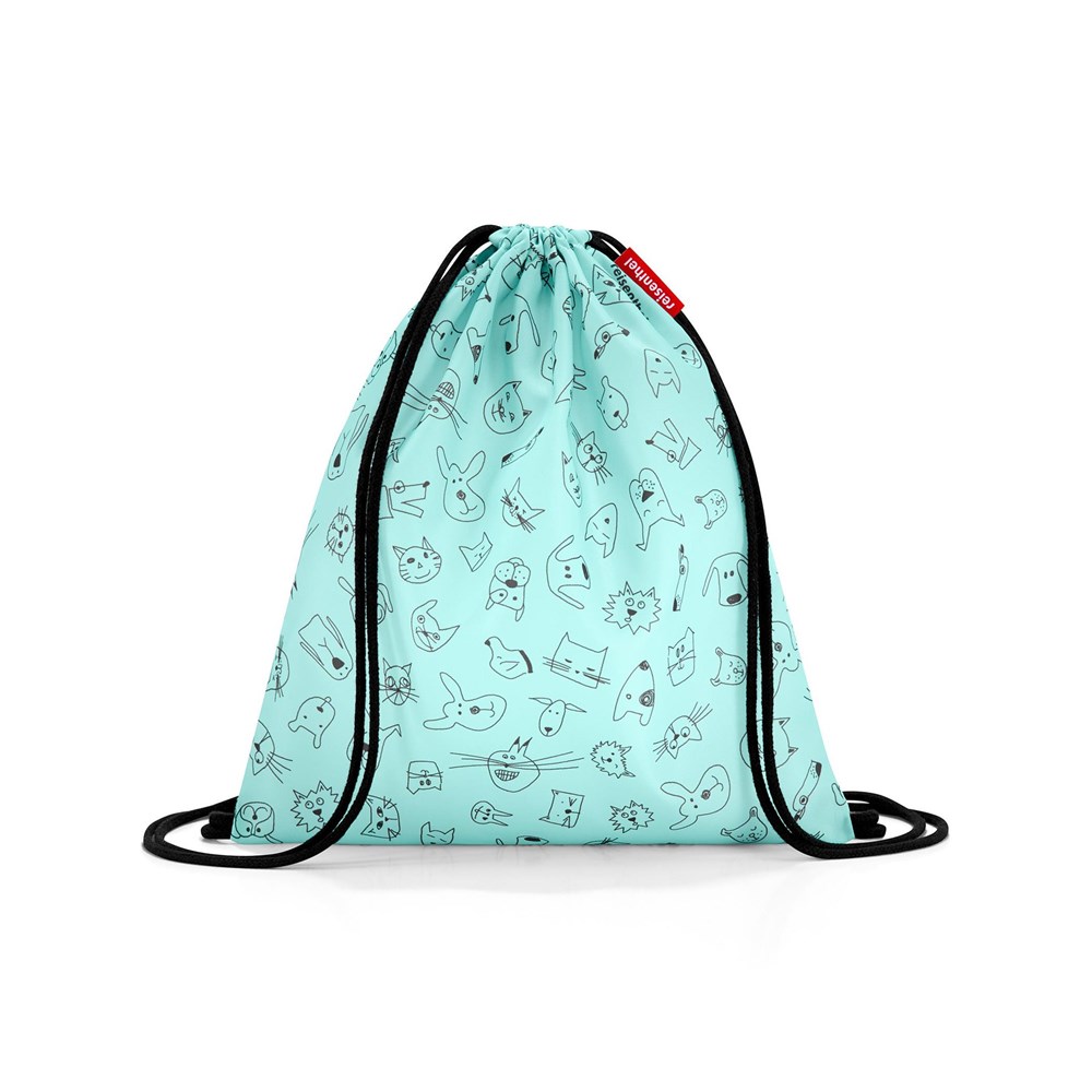 Reisenthel Sáček na záda Mysac kids cats and dogs mint Reisenthel