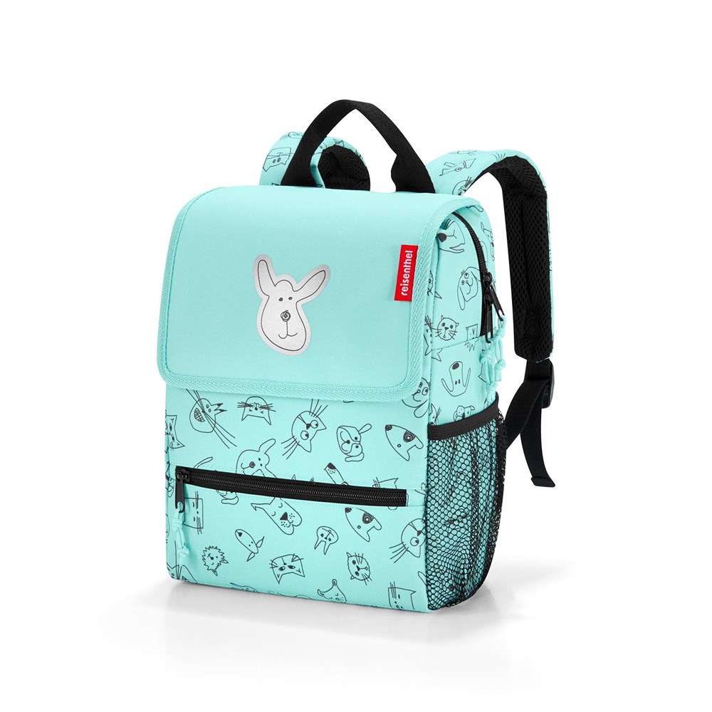 Reisenthel Dětský batoh Backpack kids cats and dogs mint Reisenthel