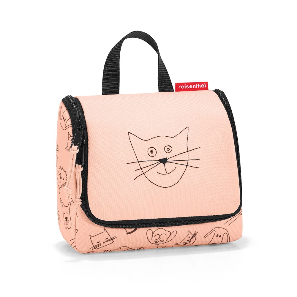 Reisenthel Kosmetická taška Toiletbag S kids cats and dogs rose Reisenthel