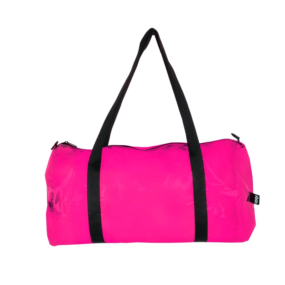 Taška WEEKENDER LOQI - TRANSPARENT Pink LOQI