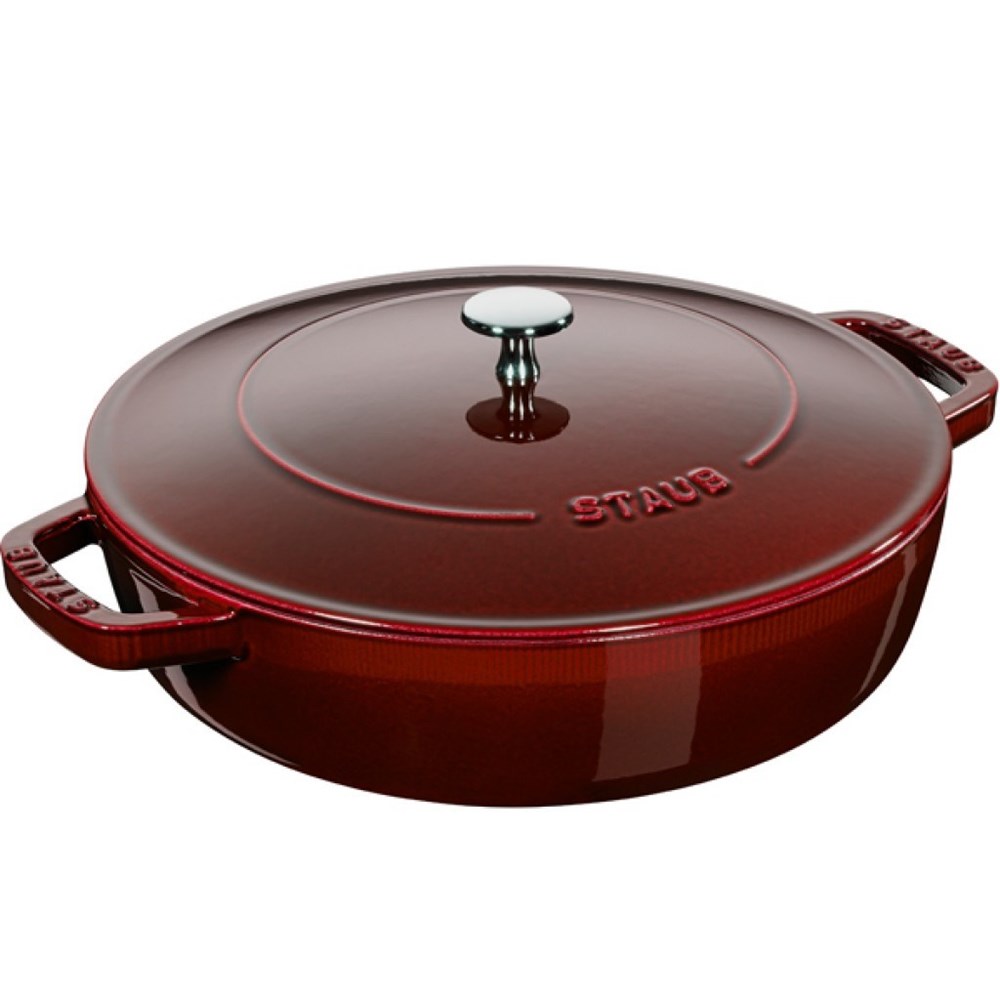 Staub Kastrol se samopodlévací poklicí 24 cm vínový Staub