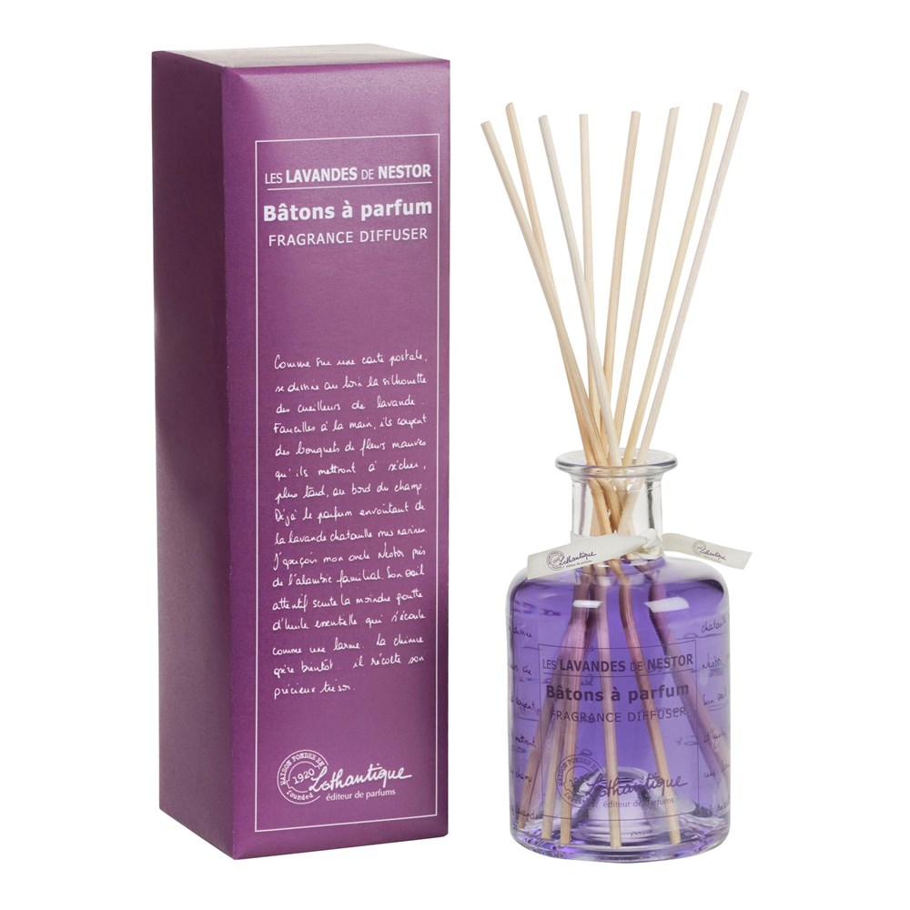 Lothantique Vonný difuzér s dřívky 200 ml LEVANDULE Lothantique