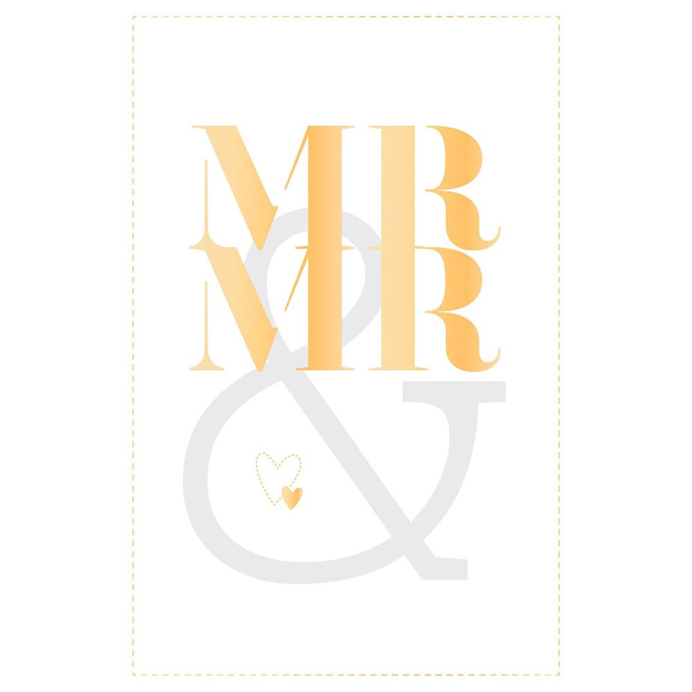 Artebene Svatební přání ražené s obálkou Artebene