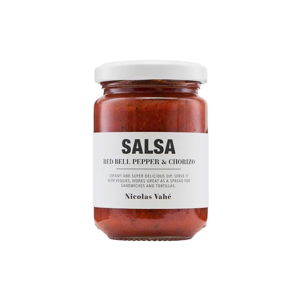 Nicolas Vahé Salsa Red Bell Pepper & Chorizo 140g (Nvep042) Nicolas Vahé