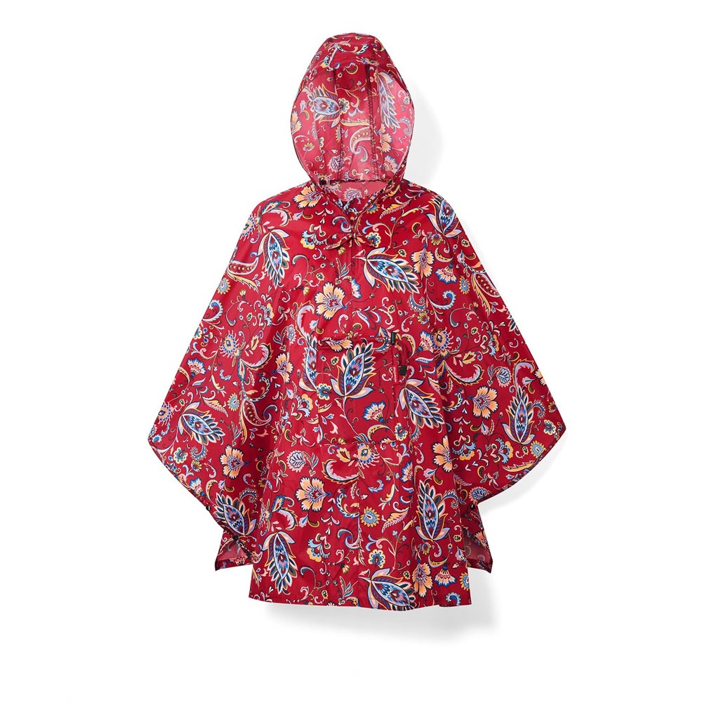 Reisenthel Skládací pláštěnka Mini Maxi Poncho paisley ruby Reisenthel