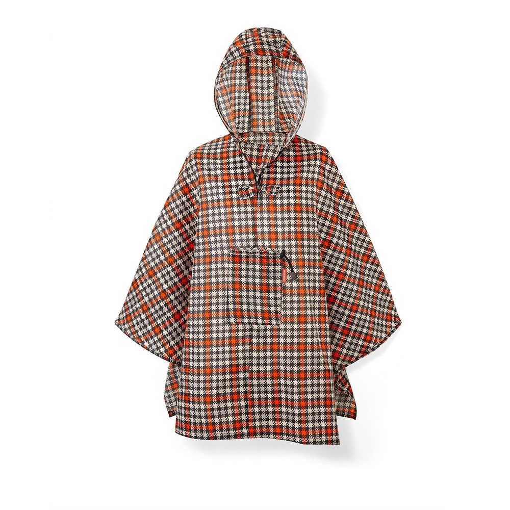 Reisenthel Skládací pláštěnka Mini Maxi Poncho glencheck red Reisenthel