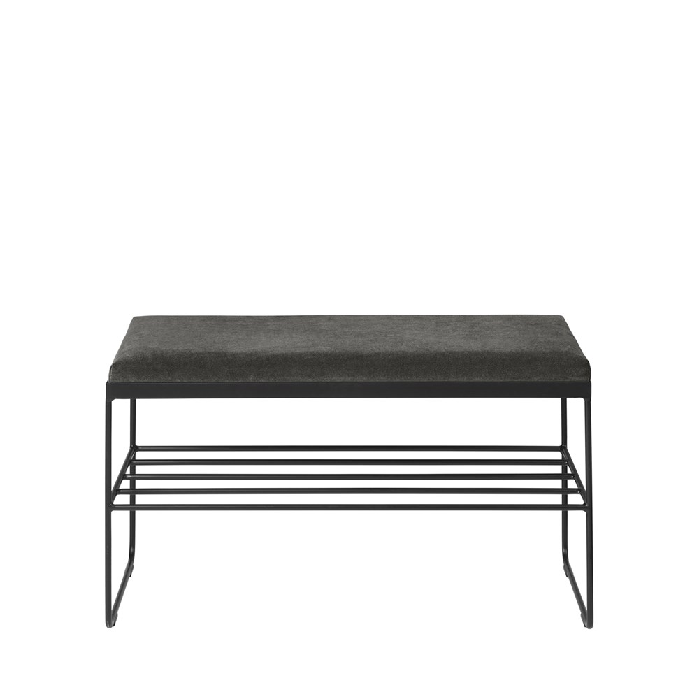 Broste BENCH 'GORM' W SHELF 100% POLYESTER Broste