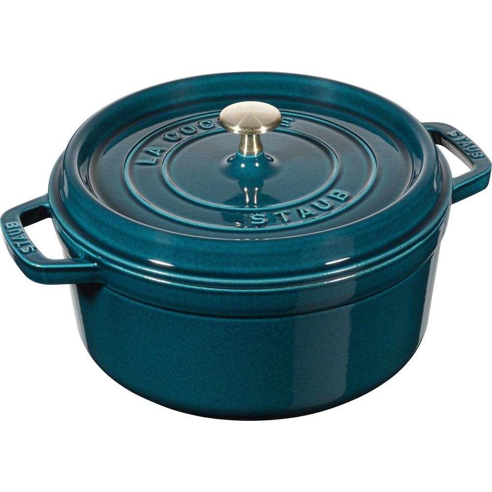 Staub Hrnec kulatý 24 cm tyrkysový Staub