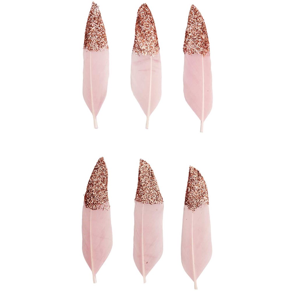 Rico Art Pírka malá růžová/růžové zlato BAL/6 ks Rico Art