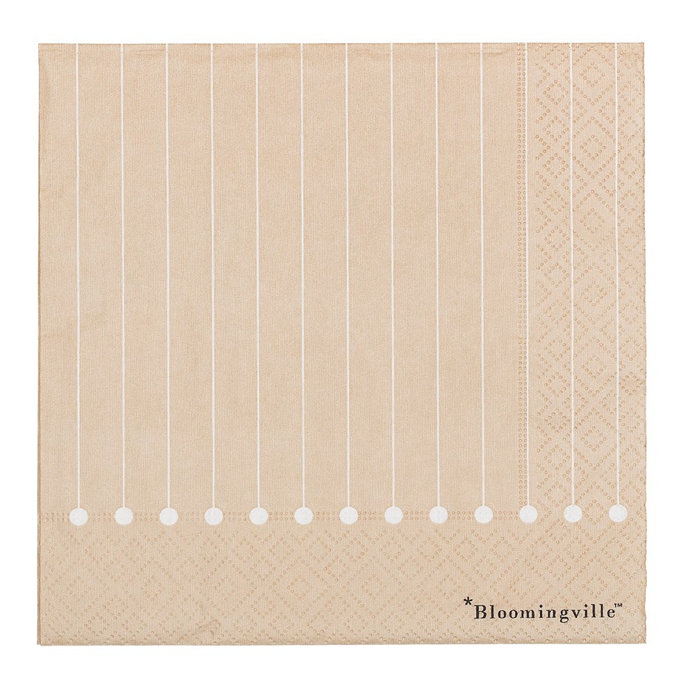 Bloomingville Papírové ubrousky - bal. 20 ks Bloomingville