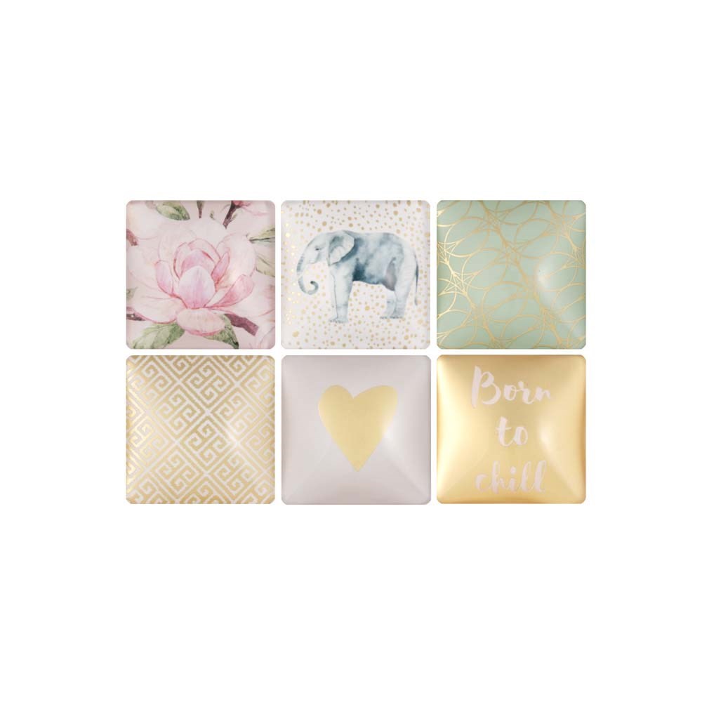 Artebene Skleněné magnety Finest Herz 6 druhů (cena/ks) Artebene