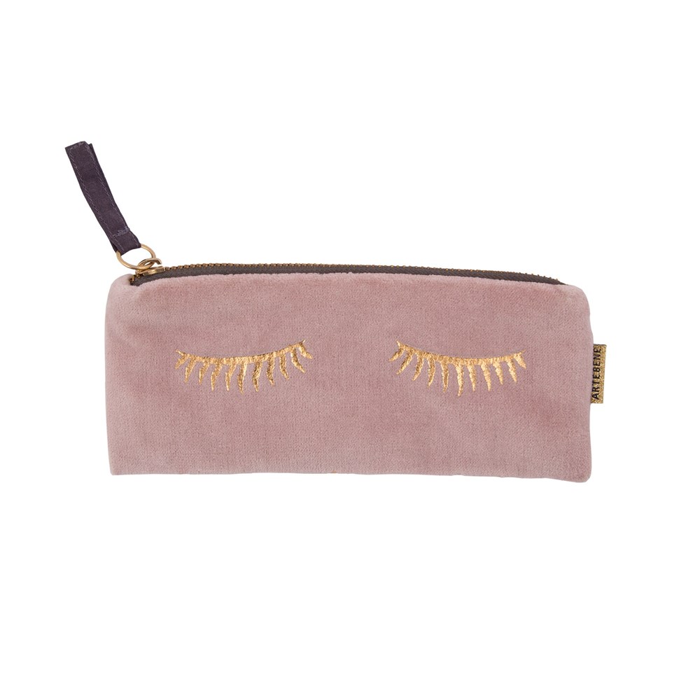 Artebene Sametové pouzdro na tužky 20x8