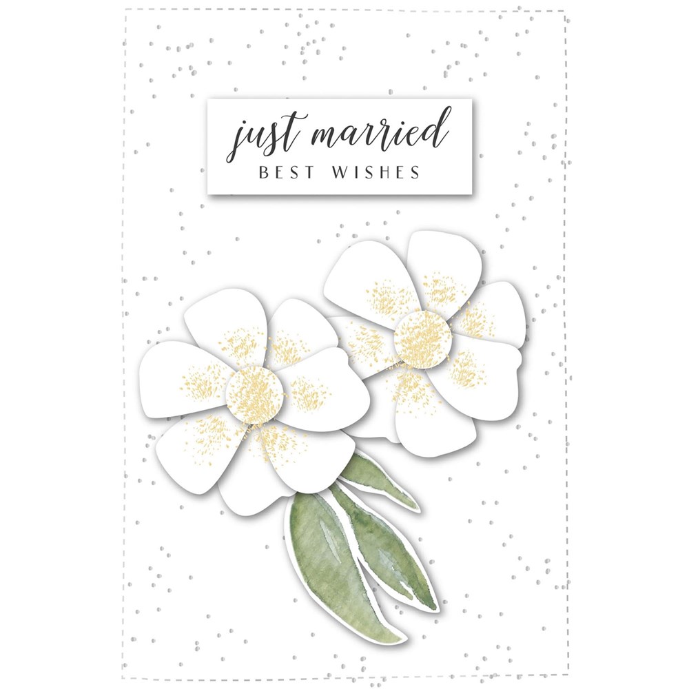 Artebene Svatební přání ražené s obálkou Artebene