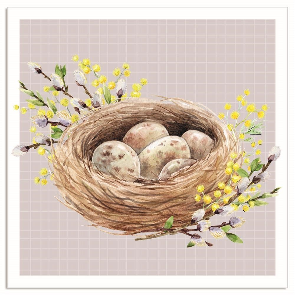 Artebene Papírové ubrousky 33x33 cm BAL/20ks taupe Artebene