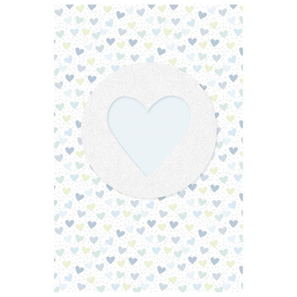 Artebene Dětské přání s obálkou Herzen bleu Schleife Glitter Artebene