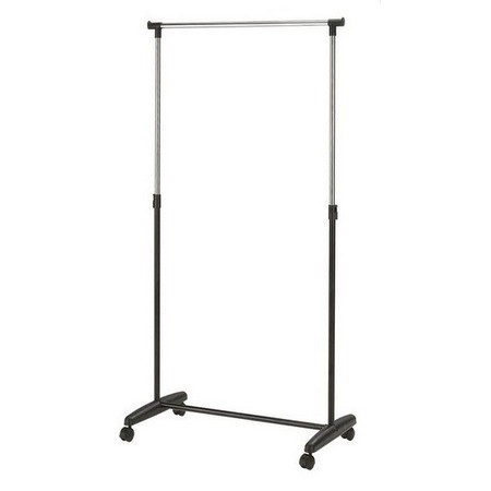 Věšák pojízdný NOVA chrom/černý SIGNAL meble