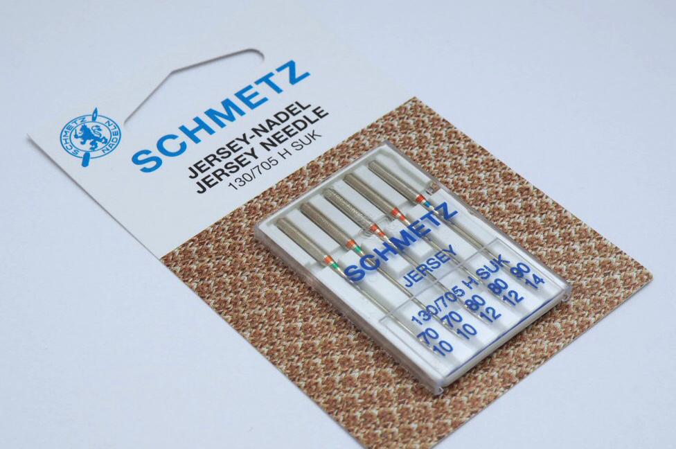 Jehly strojové Schmetz jersey 70